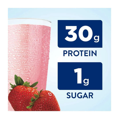 Ensure Max Protein Nutrition Shake Strawberry 11 Oz  High-Protein Nutrition Drink for Muscle Support and Energy in Strawberry Flavor  Case of 12