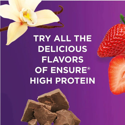 Ensure High Protein Nutritional Shakes Vanilla Non-Caffeinated- 24pk/192 fl oz: Kosher, Halal, Gluten-Free, Lactose Sensitivity
