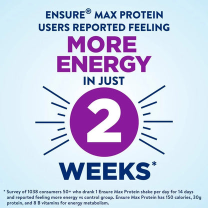 Ensure Max Protein Nutrition Shake Cafe Mocha Caffeinated - 30g Protein - 11 fl oz/4pk: Gluten-Free, Kosher, Halal, Meal Replacement