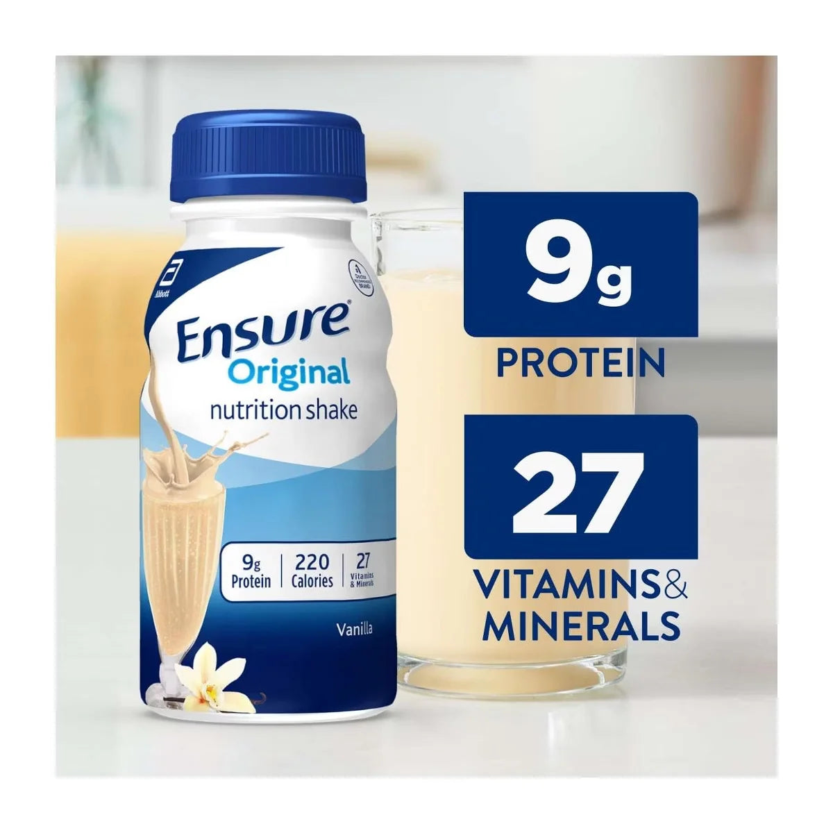 Ensure Original Nutrition Shake Vanilla Ready to Drink Nutrition Shake 8 fl oz Cans Case of 24