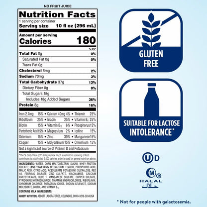 Ensure Liquid Clear Nutrition Drink, Blueberry Pomegranate, 10 oz, Case of 12