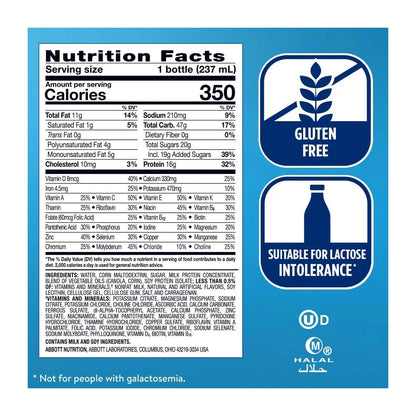 Ensure Plus Nutritional Bottle Vanilla 8 Oz  High-Calorie, Protein-Rich Nutritional Drink for Weight Gain and Muscle Maintenance  Case of 24
