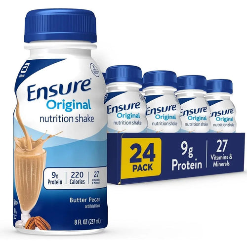 Ensure Original Nutrition Shake, Butter Pecan, 8 oz, Case of 24