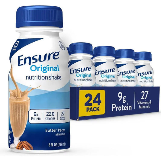Ensure Original Nutrition Shake, Butter Pecan, 8 oz, Case of 24