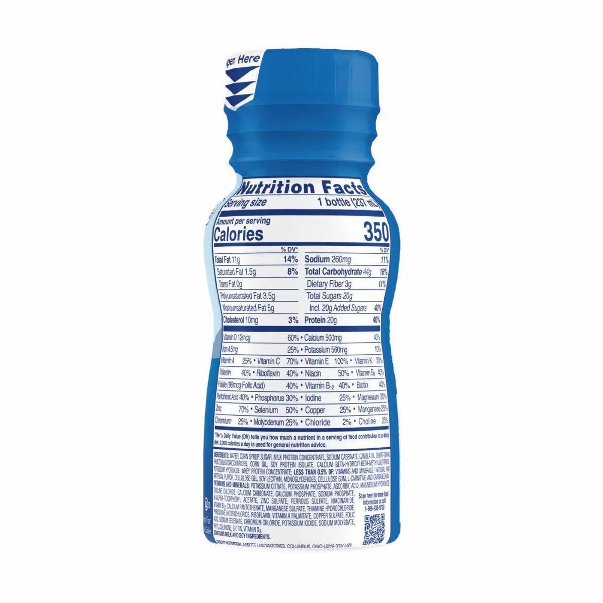 Ensure Enlive Advanced Nutrition Shake Vanilla Flavor for High Protein and Daily Nutrition Support, 8 oz, Case of 24