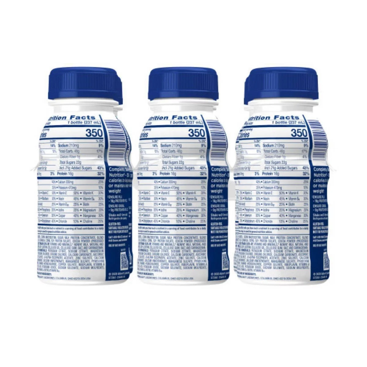 Ensure Plus Nutrition Shake Milk Chocolate Non-Caffeinated - 6 ct/48 fl oz: Kosher, Halal, Gluten-Free, 16g Protein